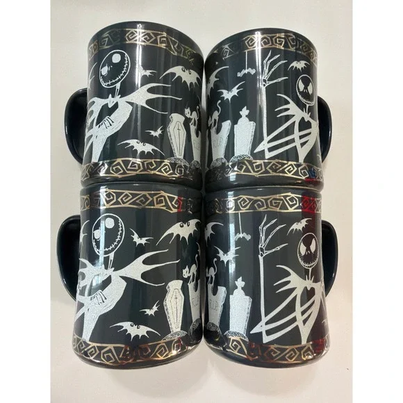 The‎ Nightmare Before Christmas Mug Set of 4 - Disney Store Exclusive NEW
