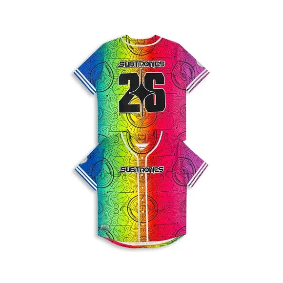 SUBTRONICS - PRISM BASEBALL JERSEY Small/S