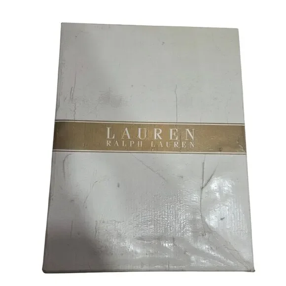 Ralph Lauren Empress Crystal Goblet Set 2 18oz Lead Cut‎ Germany Box