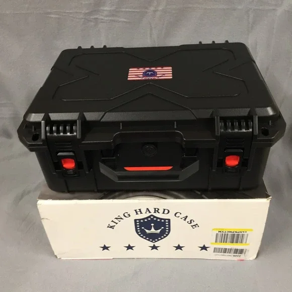 King‎ Hard Case Waterproof Travel Storage Box Black Rugged Equipment Case New