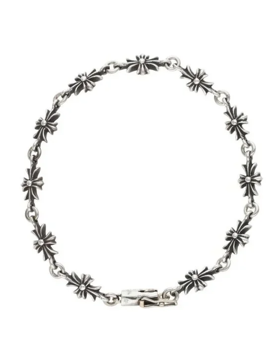Chrome Hearts Tny CH Pls Tiny Ech Plus Vintage Silver Bracelet