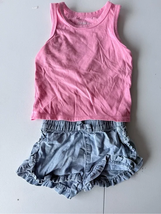Cat & Jack Pink Crewneck Tee