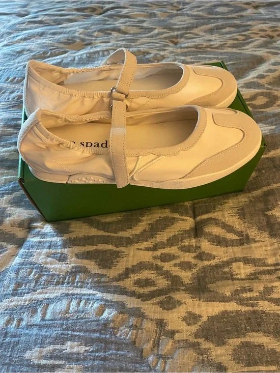 kate spade KS Drift Mary Jane Sneaker cream size 10 NEW