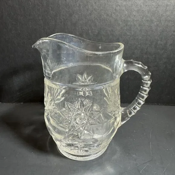 Vintage Anchor Hocking Clear Glass Creamer [Item 961]