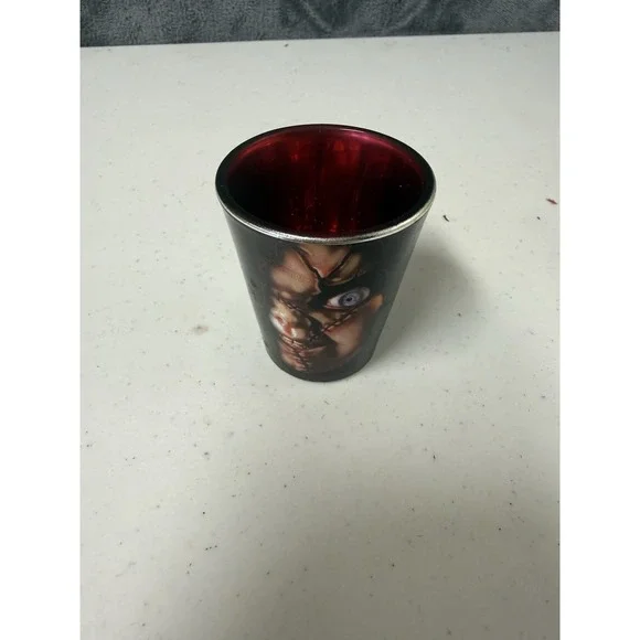 Child's Play Chucky Shot Glass EUC