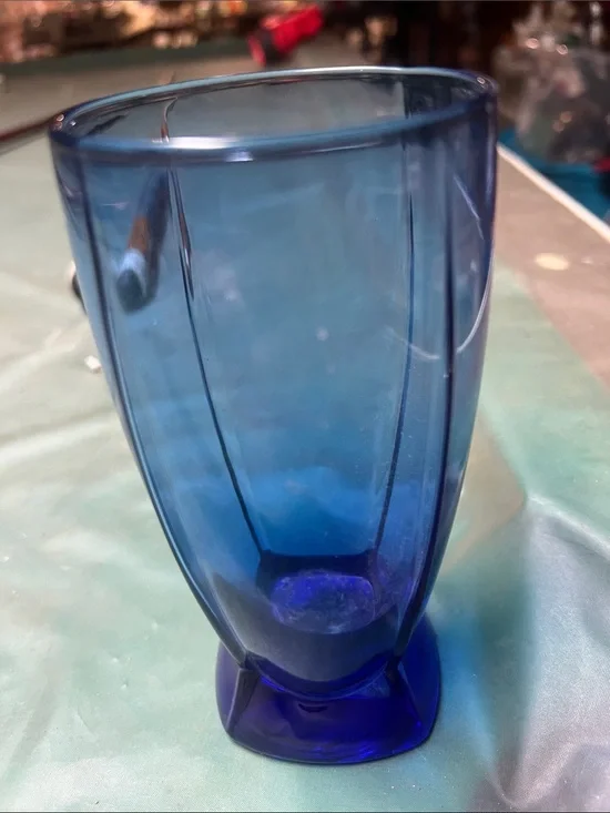 Vintage Blue Glass tumblers