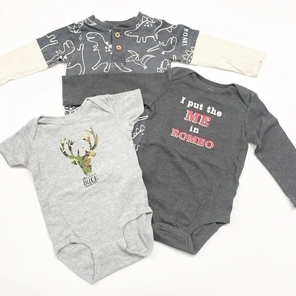 Carter's/Garanimals/Rabbit Skins baby boys bodysuits