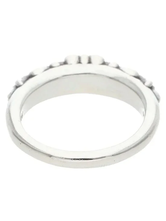 Chrome Hearts Baby Classic Floral Cross Silver Ring