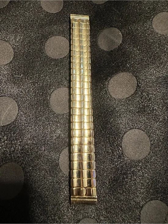 Vintage Topps Gold Tone Expandable Stretch Watch Band Replacement