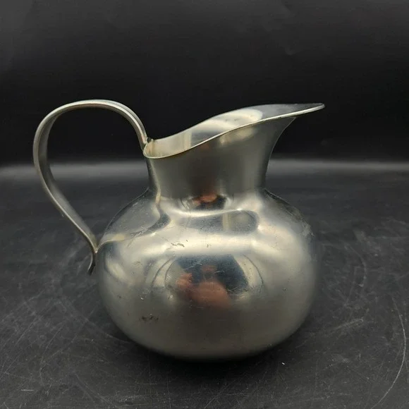 Vintage‎ Pewter Norway Jug Pitcher 35025 BM 5 Inches Tall