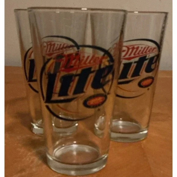 Miller Lite Pint Beer Glass‎ 