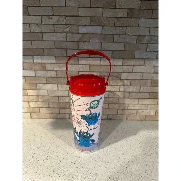 Disney Toy Story Pizza Planet Alien Tumbler Sipper Cup     Bin Bar‎ .