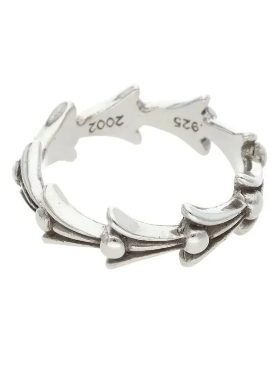 Chrome Hearts Cross Tail Silver Ring