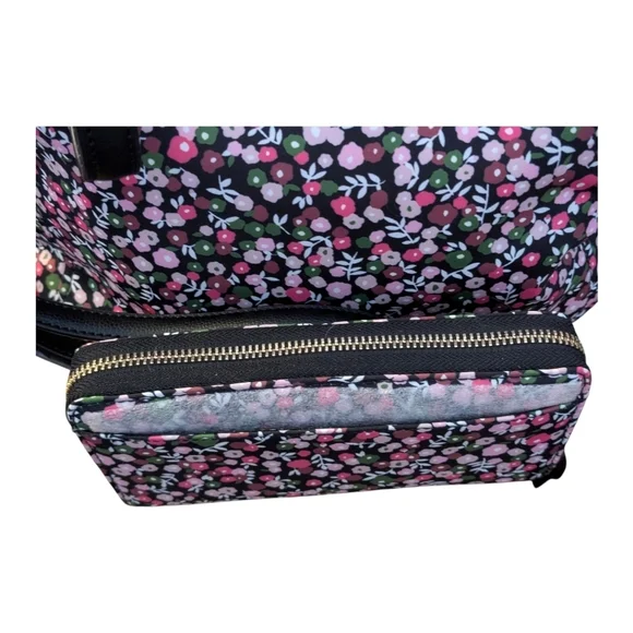NWT KATE SPADE ♠️ 2pc set Dawn Park Ave Floral Medium Satchel bag & Large wallet