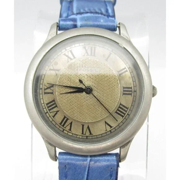 Women Fossil Roman Quartz WR Analog 37mm Dial Causal Round Watch (G512)‎