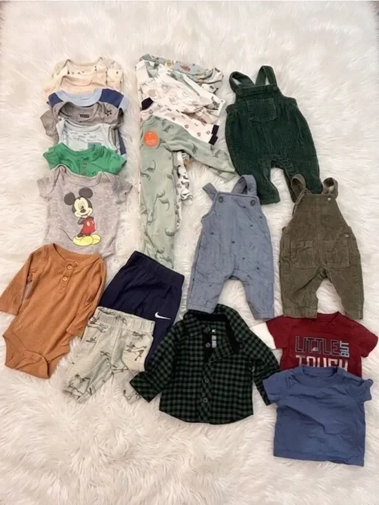 🩵 Newborn Baby Boy Bundle - 22 Pieces NB