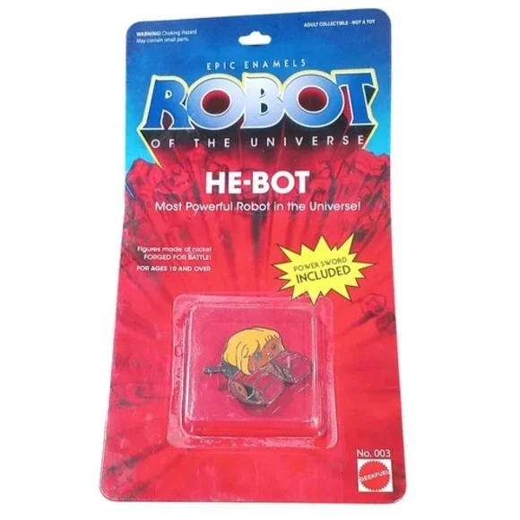 Geek Fuel Epic Enamel Robot of the Universe He-Bot MOTU He-Man 1.5
