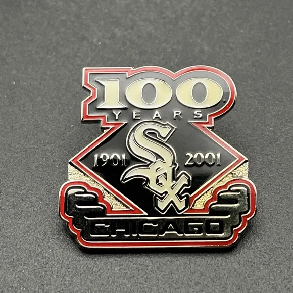 MLB Baseball Chicago White Sox 100‎ Years Lapel Hat Pin