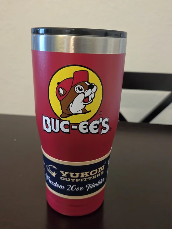 Buc-ee's Red Insulated Travel Tumbler by Yukon Outfitters