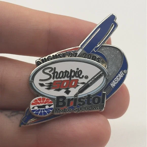 Sharpie 500 Bristol Motor Speedway NASCAR 2005 Lapel Hat Pin