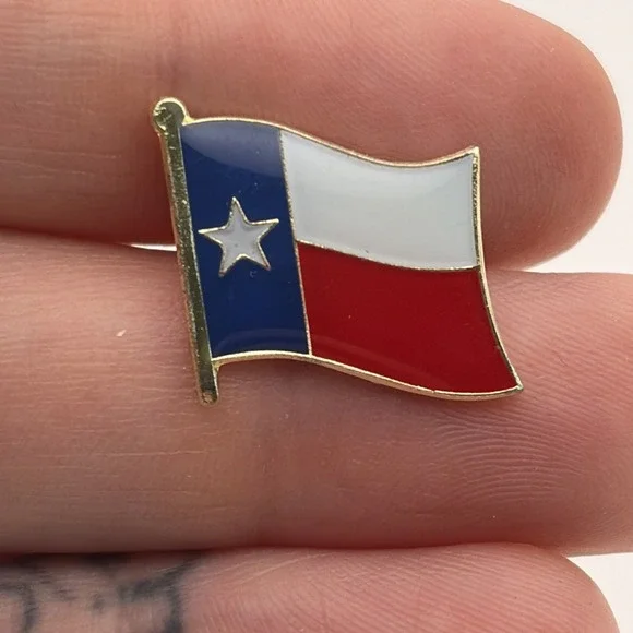 State Of Texas Flag United States Of America Lapel Hat Pin