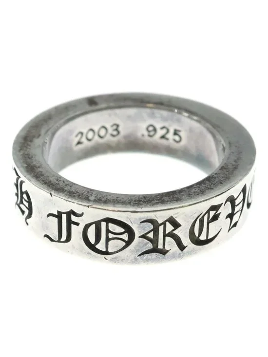 Chrome Hearts Spacer Forever Ring Silver