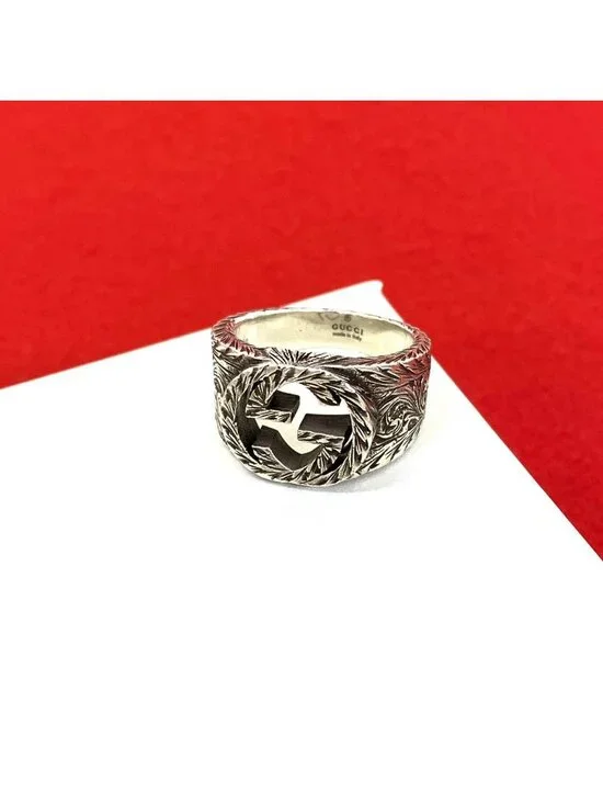 Gucci Arabesque Ring 925 Sterling Silver