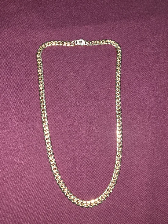 14k Monaco cuban link 22 Inch