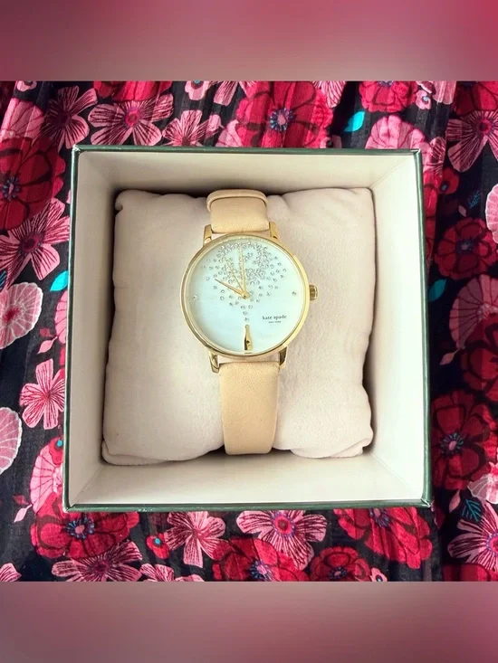 Kate Spade Metro Champagne Watch