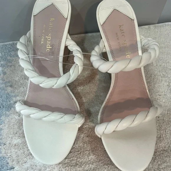kate‎ spade Women's white Braided Sandals