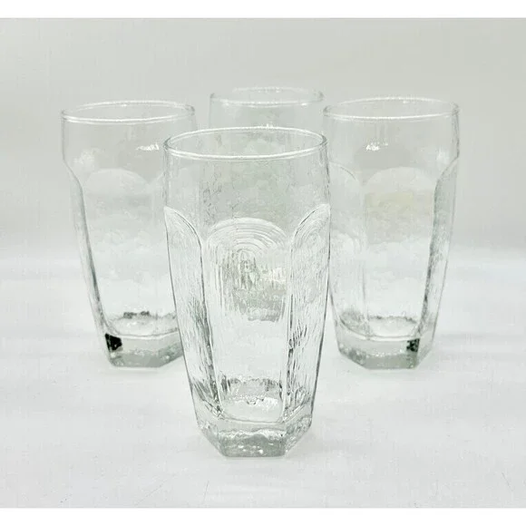 Set of 4  Libbey Chivalry 12 Ounce Beverage Glasses