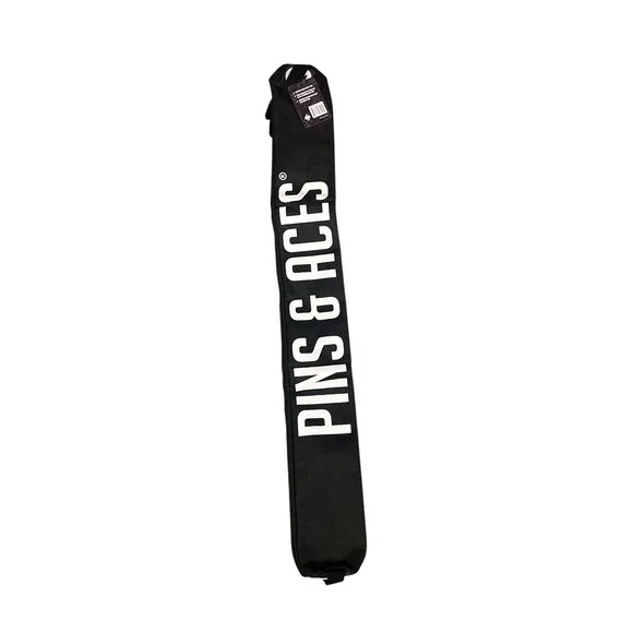 Pins and Aces Beer Sleeve Golf Cooler‎ Soft Insulated Holds 7 Drinks Black