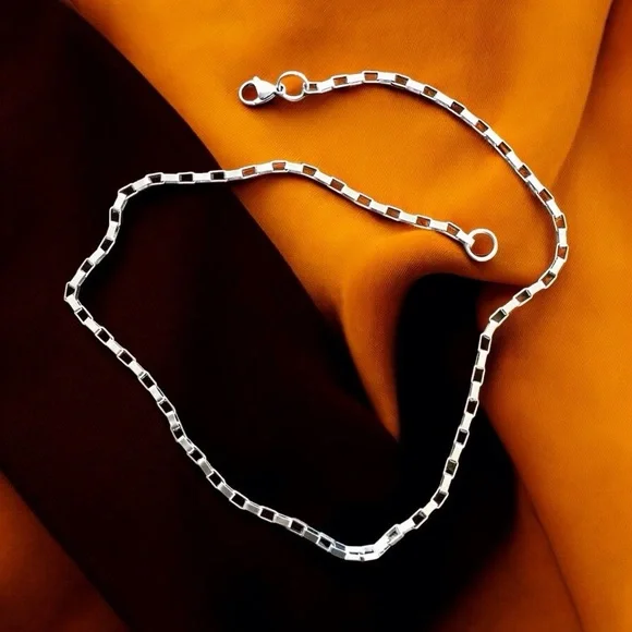 🆕Stainless Steel Box Chain SMALL