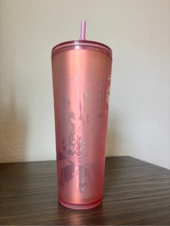 Pink Starbucks tumbler