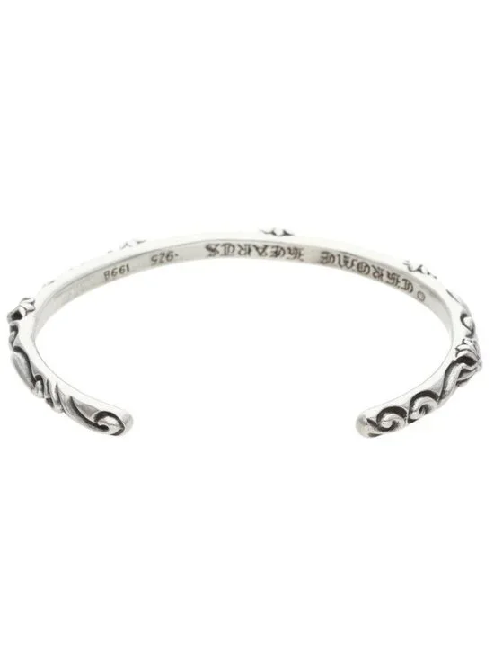Chrome Hearts Bangle Sbt Band Silver Bracelet