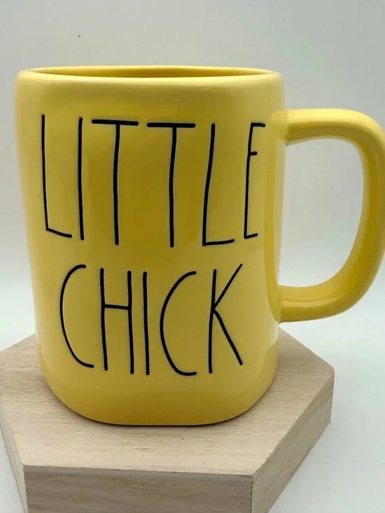 Rae Dunn Little Chick Yellow Ceramic Mug 20 Oz Artisan Collection Easter Spring
