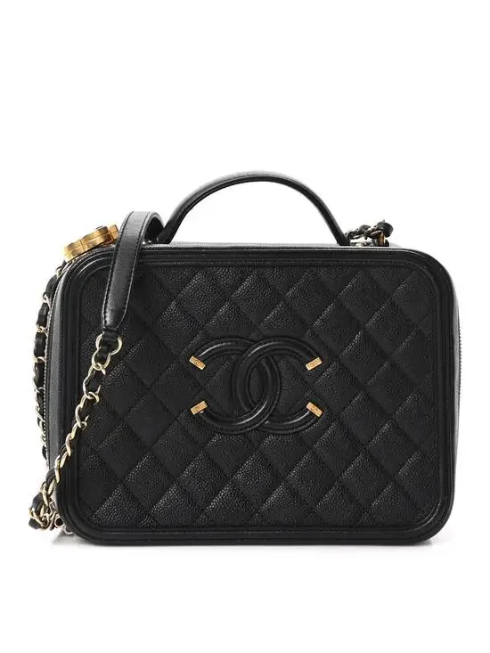 Chanel Caviar Quilted Large Cc Filigree #322790C25B