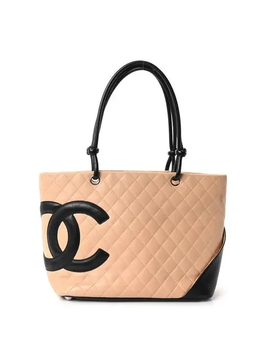 Chanel Calfskin Quilted Large Cambon #322765C15B