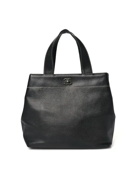 Chanel Caviar Shopping Tote Black #322680C18B