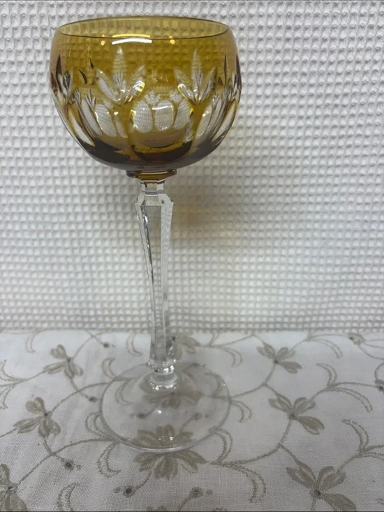Hock wine glass