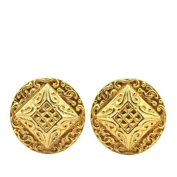 CHANEL Gold Earrings