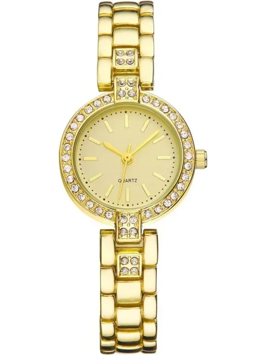 Women's Gold Small Thin Analog Bracelet Quartz Dainty Waterproof Wrist Watch
