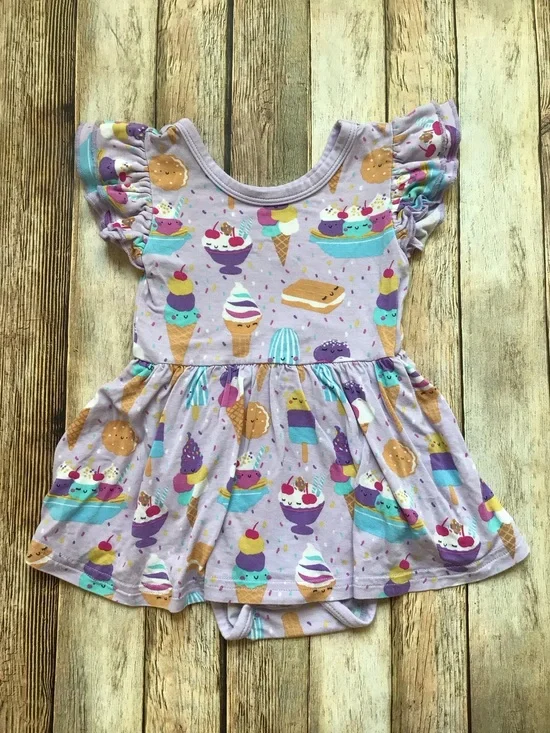 Little Sleepies Ice Cream Skirted Bodysuit