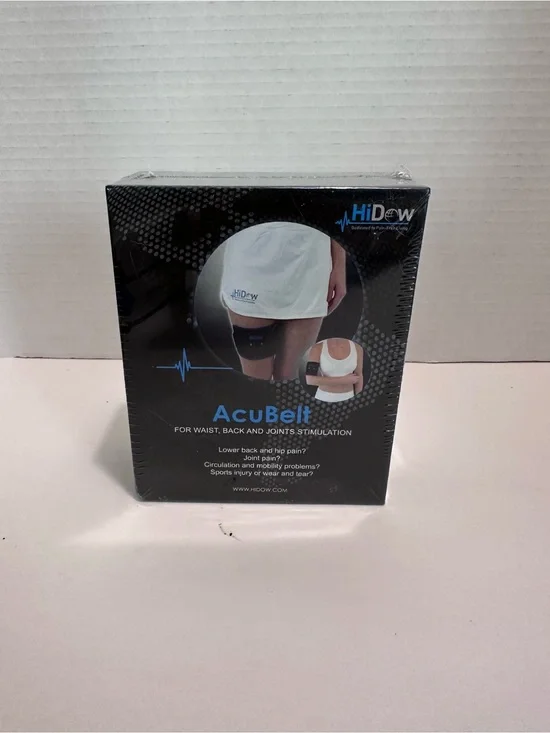 HiDow AcuBelt Conductive Pain Relief Belt for Waist Back & Joints NEW Sealed