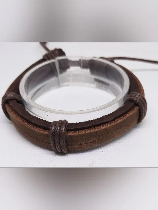 Men's Bracelet Leather Brown New Jewelry‎ G13