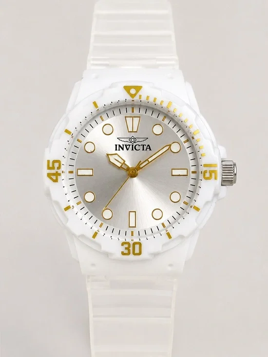Invicta Celestial 49204 Women’s White Clear Quartz Watch 35mm NWT