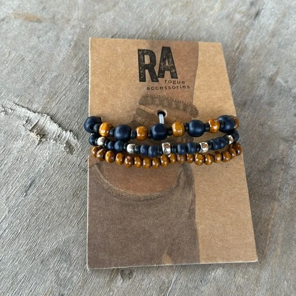 RA Rogue Accessories 3-Piece Men’s Padanaram Bracelets‎ NWT