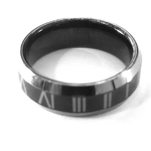 New black tungsten ring size‎ 11