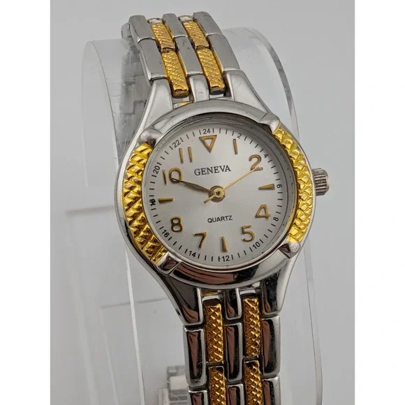 Geneva Watch Women 25mm Case Two Tone‎ 7.5