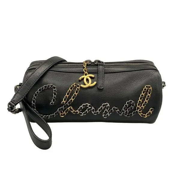 Chanel Bowling Bag Shoulder Bag AS1779